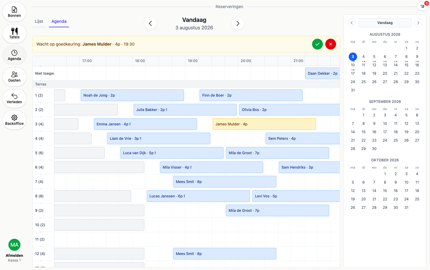 20Tabs Reserveringen Planbord